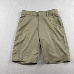 French Toast Shorts Kids Size 14 Khaki Flat Front Uniform School Pockets