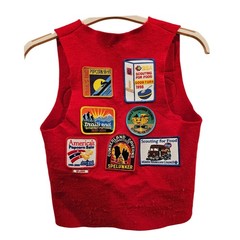 Vintage Cub Scout Pack Vest Medium Patches Middle Tennessee Council 90’s 2000