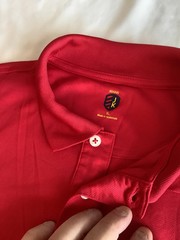 Jkhaki Red Collared Shirt Boys Size Xl New Uniform School Polo Style Shirt Box Q