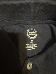 Wonder Nation Polo Shirt Boys Medium (8)Navy School Uniform Shirts Lot Of 2