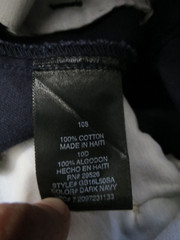 GEORGE BRAND PLEATED FRONT ADJ. WAIST NAVY PANT-SIZE 10 SLIM