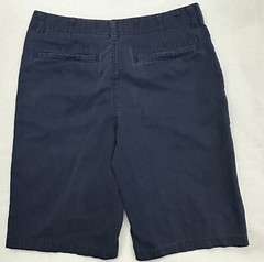 Crazy8 Boys Youth Size 12 Shorts School Uniform navy Blue Plain Front