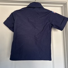 Boy Scouts America Short Sleeve Poplin Shirt BSA Youth Small Capitol Council