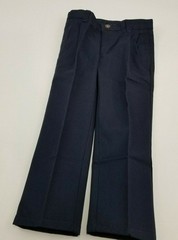 Chaps Pants Boy’s School Approved Black Performance Pleated Size 4 Reg, New