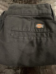 Dickies Boy Slim Taper Flex Black Pant – Size 10