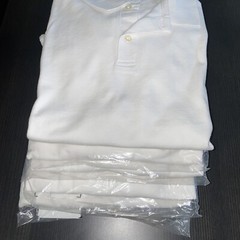Lot of 9 Old Navy School Uniform Boys Plique Polo White Color Short Sleeves