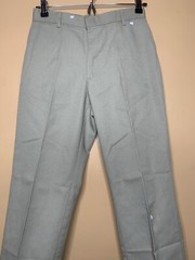 1Boy’s Husky 28 School Uniform Pants Straight Leg Beige Adjust Waist Khaki #1