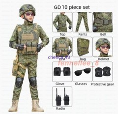 Children’s Spring Autumn Camouflage Suit Special Forces Tactic Training Uniform