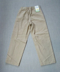 Real School Boys Husky Flat Front Pants School Uniform Approved Size 14H NWT
