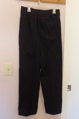 French Toast Boys Pull-On Relaxed Fit School Uniform Pant, Black, Size 16