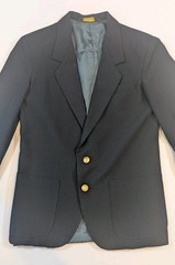 Dillards Class Club Boys Two Button Blazer Size 14 Reg Navy Blue Classic
