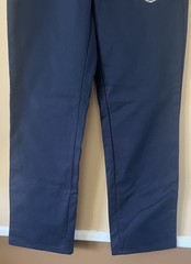 Nautica School Uniform Pants Boys 16 Regular Blue Stretch Waist Double Knee NWT