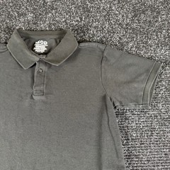 IZOD Boys XL 18-20 Black Short Sleeve Pique Polo Shirt Approved Schoolwear