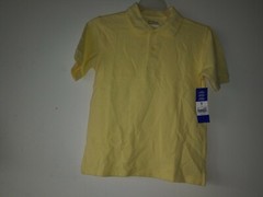 George Boys School Uniform Short Sleeve Polo Shirt Yellow size 8