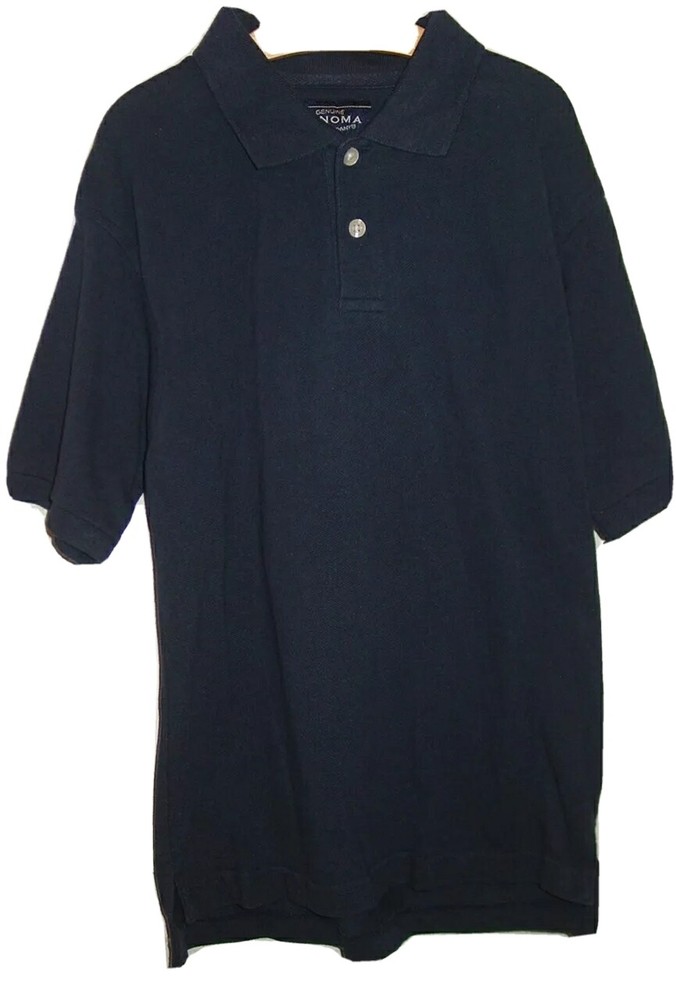 Sonoma M Navy Blue Polo Kids Shirt 10-12 Uniform Short Sleeve 30″ Chest Cotton