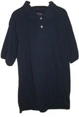 Sonoma M Navy Blue Polo Kids Shirt 10-12 Uniform Short Sleeve 30″ Chest Cotton