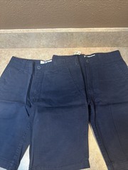 NWT 2 Pc Lot – Boys Size 10 Uniform Shorts, Navy