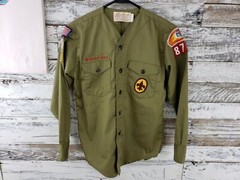 Vintage Boy Scouts Of American Uniform Orange County CA Hat Scarf Belt 13 R