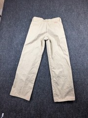 Dickies Traditional School Uniform Pants Boys 12 Beige Double Knee Straight Leg