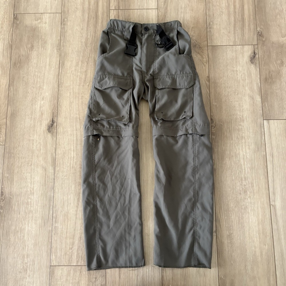 Boy Scouts Of America Switchbacks Pants Small Green Uniform Zip Off Cargo Hike