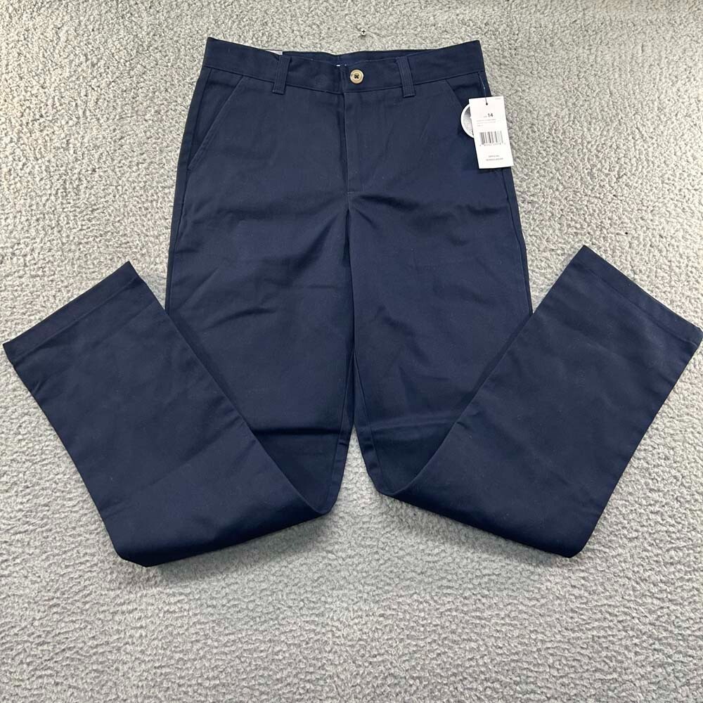 French Toast Schoolwear Relaxed Fit Uniform Pants Blue Pant Boy’s Size 14