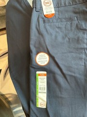 Wonder Nation Boy’s Twill Uniform Pant. Navy. Sz 14