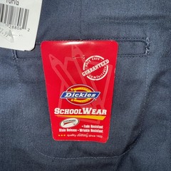 Dickies School Uniform Pants Size 10 Navy Wrinkle Resistant KP510DN