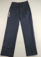 Universal Boys Youth School Uniform Pants Navy Blue Size 16 Cotton Blend 29 x 31