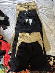 12 Husky The Children’s Place School Uniform Pants And Shorts Lot Of 6 USED