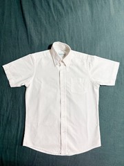 Flynn O’Hara – Size 12 Youth White Button Boys Front Uniform Shirt