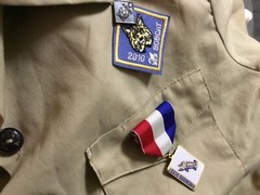 VTG Boy Scouts of America Shirt Button Up 1984 Youth Size 16 Patches Tan 1980s