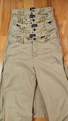 Boys school uniform Flax / Khaki size 10 husky Childrens place