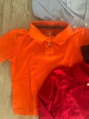 Lot of 4 Shirts Children’s Place Sz 5/6 Boys Red Blue Black Orange EUC