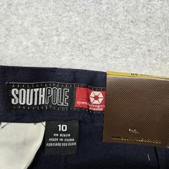 Southpole Uniform Pants Boys 10 Navy Blue Twill School Straight Leg Flat Front