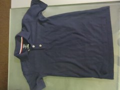French Toast Boys Polo, Navy And Grey Uniform Shirts (2 Shirts) Medium