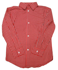 NWT Izod Boys Ribbed Sweater Red Check Button-Up Shirt Set 14/16