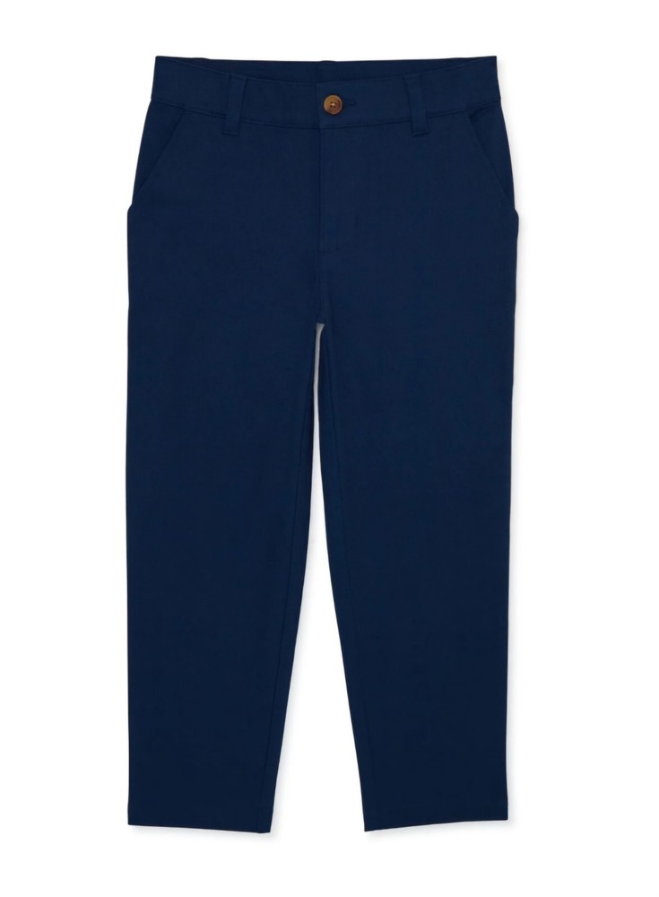 Wonder Nation Boys Blue School Uniform Flat Front Pants Size 14 Husky New