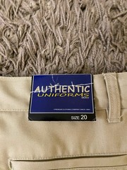 Set of 3 ~ NWT Authentic Galaxy School Uniform Boys Size 20 Pants Tan Pockets