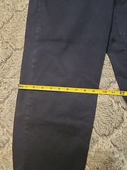 Boys Twill Uniform Pants HUSKY 14 Relaxed Fit Navy C46