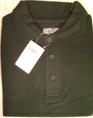 New Boys SZ M 10 12 Dark Green Genuine School Uniform Polo Shirt SS bsu011