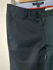 Tommy Hilfiger School Uniform Pants Boys 12 Husky Navy Twill Cotton Mid Rise