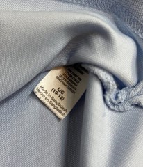 Boys Soft Light Blue Collared Shirt School Uniform Acceptable Size Large