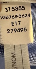Lands End Blue Short Sleeve Button down Shirt Size 20 cotton uniform dressy