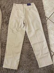 Set of 3 ~ NWT Authentic Galaxy School Uniform Boys Size 20 Pants Tan Pockets