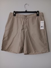 Chaps Boys 16 Husky Performance Engineering Khaki Schoolwear Approved Shorts NWT