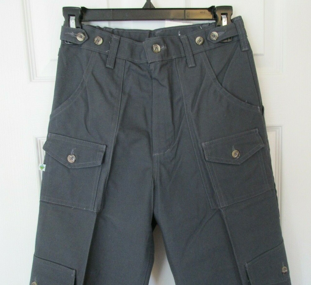 NWT BOY SCOUTS of America Gray Action Fit Uniform Pants size W26 Unhemmed #58726