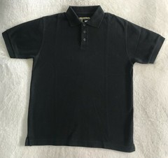 UNIVERSAL SCHOOL BOYS BLACK SHORT SLEEVE POLO SHIRT SIZE #12 YL – A9/19