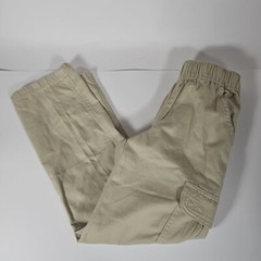 The Childrens Place Adjustable Tan Cargo Uniform Pants Boys Size 7