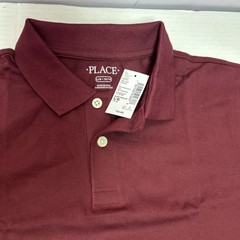 The Children’s Place Boys Redwood Uniform Pique Polo L (10/12) 191755916378 NWT