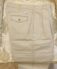 Boys A+ Khaki Uniform Pants Size 33L Relaxed Pants By Kip Craft Inc